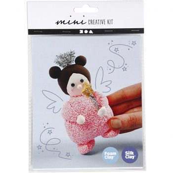 Mini Kreativ-Set, Modellieren - Fee mit Zauberstab